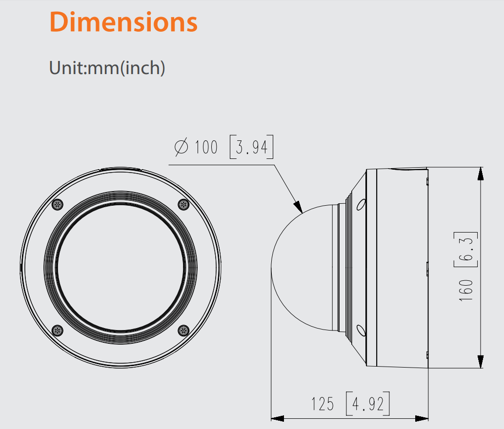 PND-A9081RV Dimensions