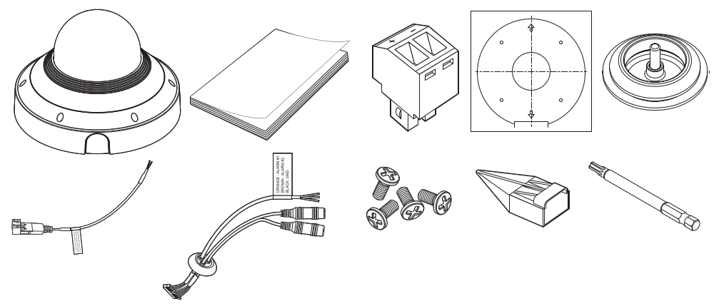 Wisenet PNM-C9022RV packing list image