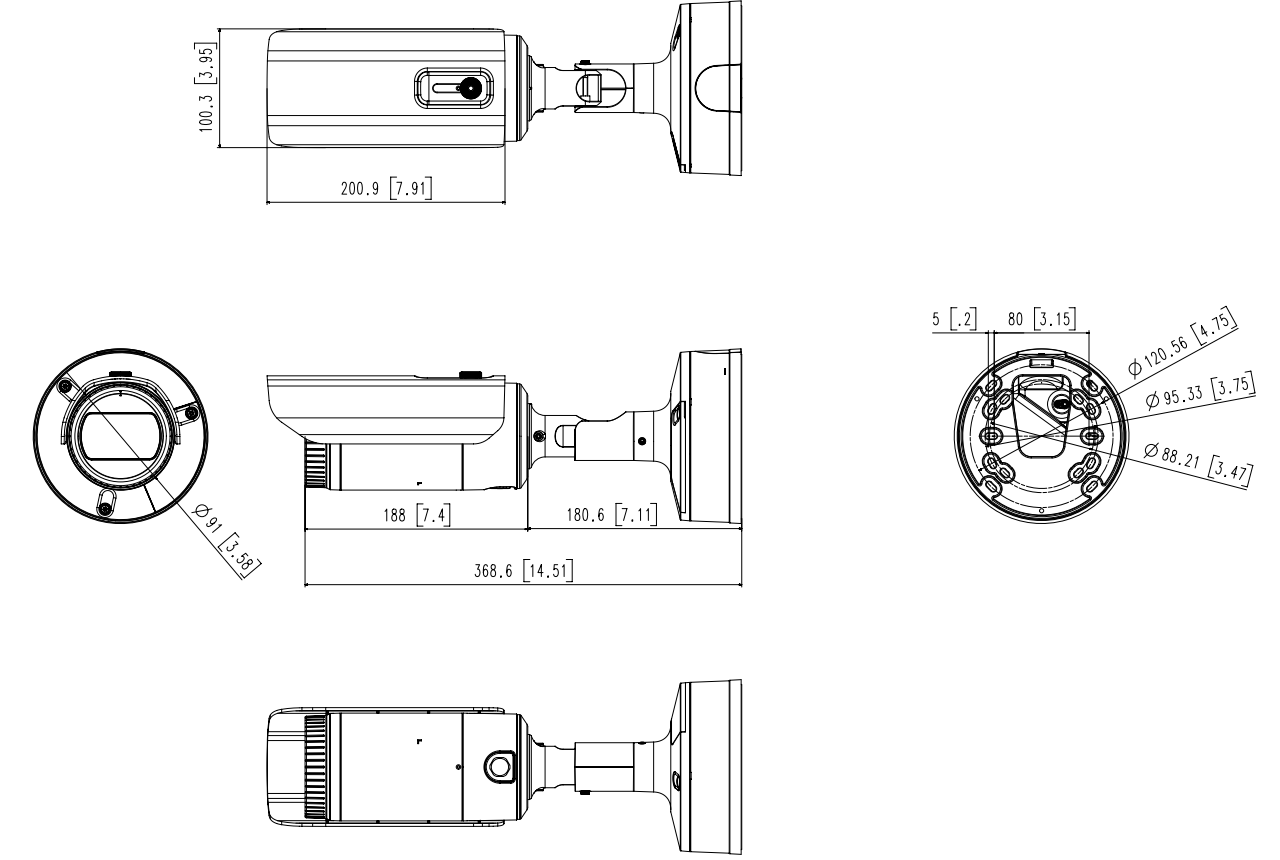 PNO-A9081RLP Dimensions