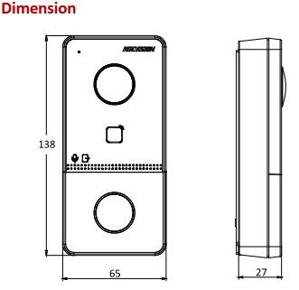 DS-KV6113-WPE1 Dimensions