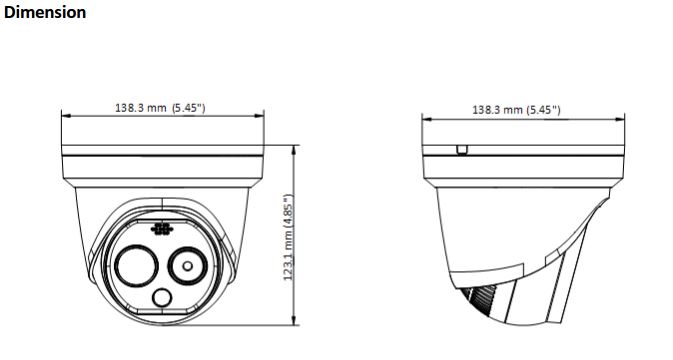 DS-2TD1217B-6/PA Dimensions