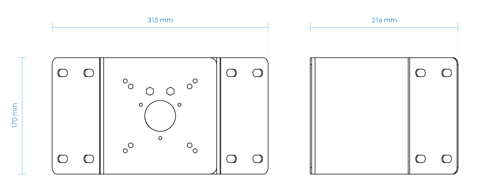 AM-412 Dimensions