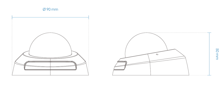 FD9166-HN Dimensions