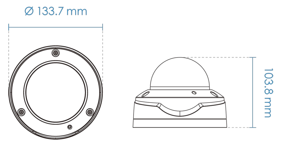 FD9368-HTV Dimensions