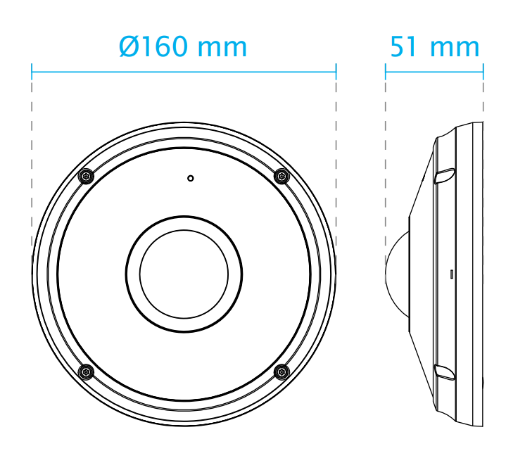 FE9582-EHNV Dimensions
